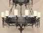 Spanish Style wrought Iron Chandelier