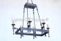 Rectangular chandelier, Spanish Chandelier, Heavy Iron Chandelier,  Old World Chandelier, Kitchen Island Chandelier, Dining Table Chandelier,  Medieval Style Chandelier, Candelabra Chandelier, Transitional Spanish Chandelier, Iron Chandelier