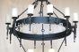 1830-18 Spanish Revival Style Two Tier Chandelier