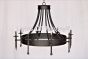 1948-8 Transitional Style Wrought Iron Chandelier
