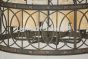 2082-8 Transitional Contemporary Style Hanging Pendant Drum Light