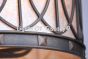 2084-8 Contemporary / Transitional Iron Drum Chandelier