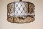 2367-6  Gothic Revival Iron Pendant Light Chandelier