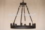 2802-8 Contemporary Style Wrought Iron Chandelier