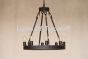 2802-8 Contemporary Style Wrought Iron Chandelier
