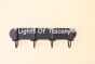 5553-4 Contemporary Rustic Bathroom Iron Vanity Light
