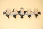 5573-5 Mediterranean Style Wrought Iron 5 Light Bathroom Vanity Bar Light