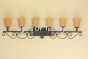 5650-6 Extra long Mediterranean style bath bar light