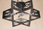 6600-3 Moroccan Style Semi Flush Iron Star Ceiling Light