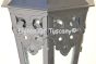 7044-1P Spanish style small column post light
