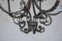 3559-6 Tuscan Style Wrought Iron Crystal Chandelier