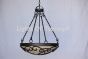2430-5 Transitional Spanish style hanging pendant.