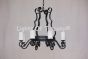 1060-6 Transitional wrought Iron Chandelier