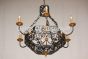 2547-6 Traditional wrought iron chandelier