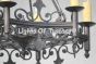 1318-6 Spanish Revival Chandelier