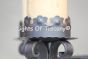 1237-4 Rustic Spanish Revival Style Iron Chandelier
