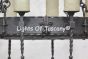 1378-18 Spanish/Tuscan Style Chandelier