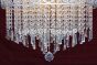 8010-8 Tuscan Style Wrought Iron Crystal Pendant Chandelier