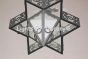 Spanish Style Star Hanging Lamp Wrought Iron Moroccan Church Vintage