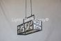 Contemporary Chandelier-Wrought Iron