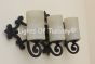 5570-3 Spanish Wrought Iron Vanity Bath Bar Light