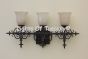 5580-3 Spanish Wrought Iron Vanity Bathroom Lights