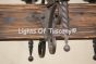 Spanish Revival chandelier, wrought iron chandelier, wood beam chandelier, Spanish chandelier, Spanish Colonial chandelier, rustic wood chandelier, wrought iron wood chandelier, Hacienda chandelier, Mediterranean chandelier, Tuscan chandelier, Old World c