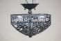 6506-3 Spanish Revival Semi Flush Ceiling Fixture