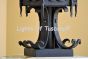 7560-1P Spanish Gothic Revival Wrought Iron Post Light