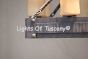2810-12 Linear Chandelier-Hand Forged-Wrought Iron	