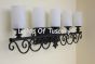 5651-5 Tuscan/Mediterranean Style Wrought Iron Bathroom Vanity Light