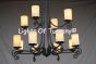 1352-12 Spanish Revival Chandelier