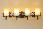 5610-4 Spanish-Tuscan Bathroom Vanity Lights
