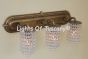 5810-3 Tuscan Bathroom Vanity Lights with Crystal