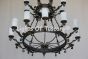 1359-18 Tuscan Style Large Chandelier