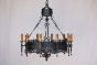 1206-10 Game of Thrones Style heavy iron Gothic Chandelier