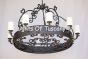1246-10 Heavy Spanish Style Chandelier