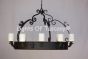 1246-10 Heavy Spanish Style Chandelier