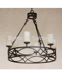 1073-6 Contemporary Rustic Style Chandelier