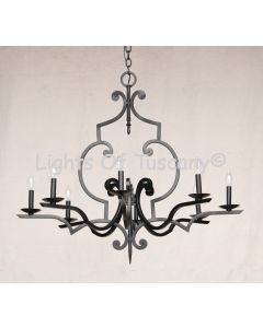 1092-8 Wrought Iron Chandalier