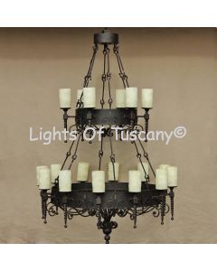 1200-18 Tuscan chandelier