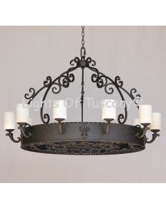 Heavy Spanish Style Chandelier