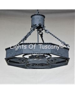 1261-1 Spanish Gothic/Medieval Style Chandelier
