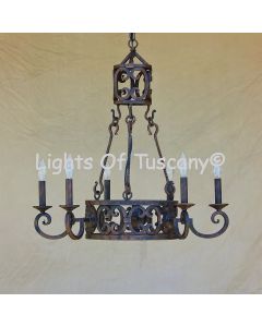 Tuscan style chandelier