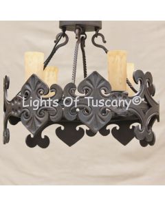 Tuscan chandelier