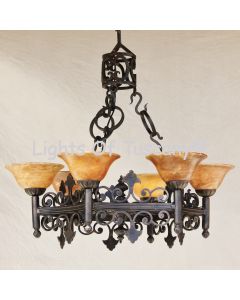 Spanish Revival Chandelier