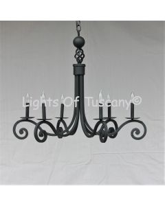 1323-6 Spanish Style Chandelier 