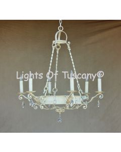 Tuscan Chandelier-Hand Forged-Wrought Iron