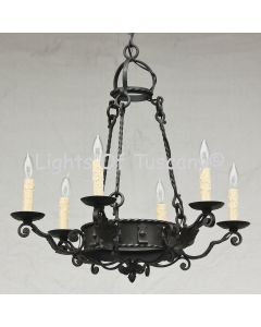 Tuscan chandelier