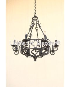 1398-6 Iron Chandelier